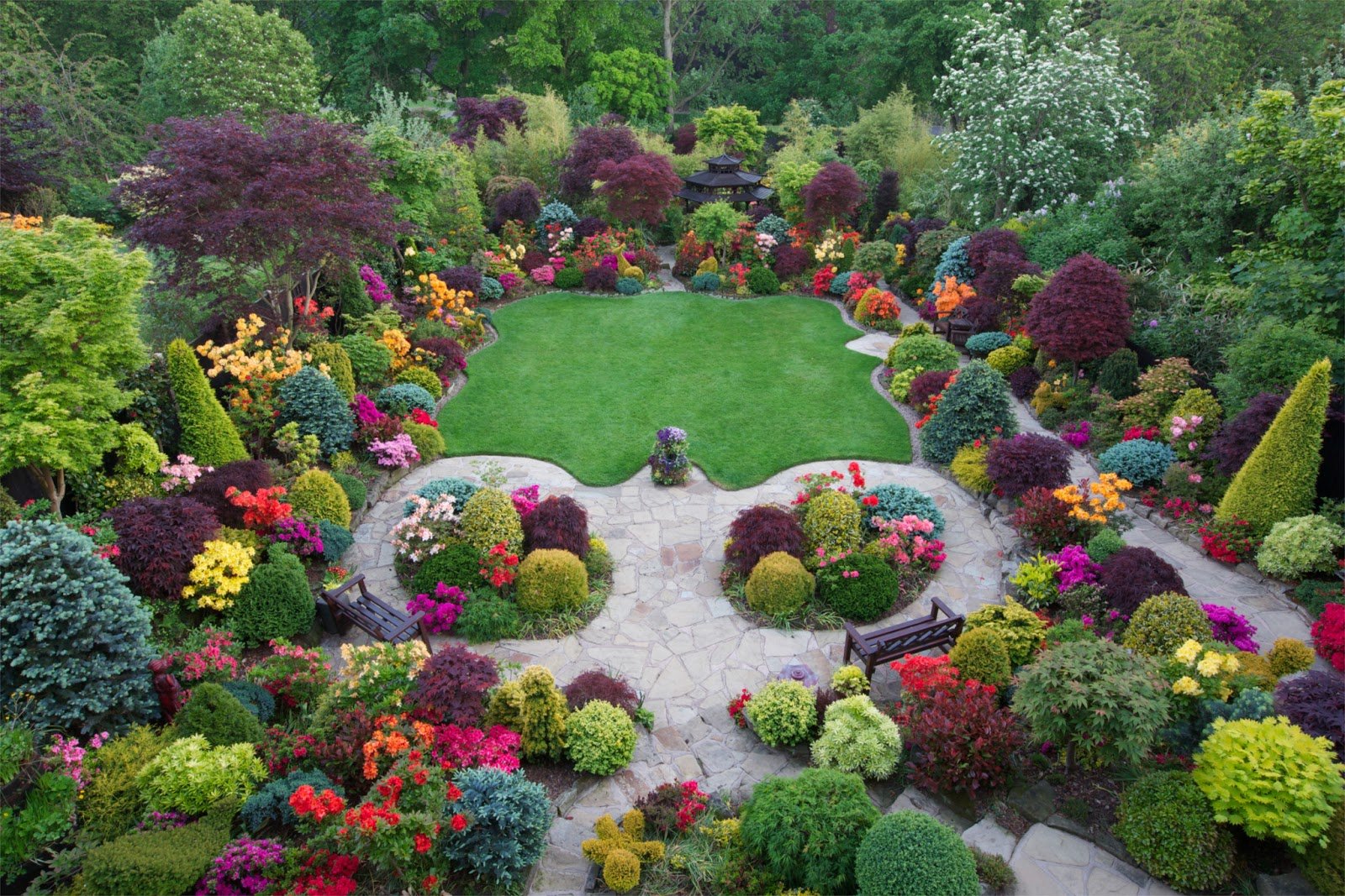 four seasons garden - the most beautiful home gardens in the world