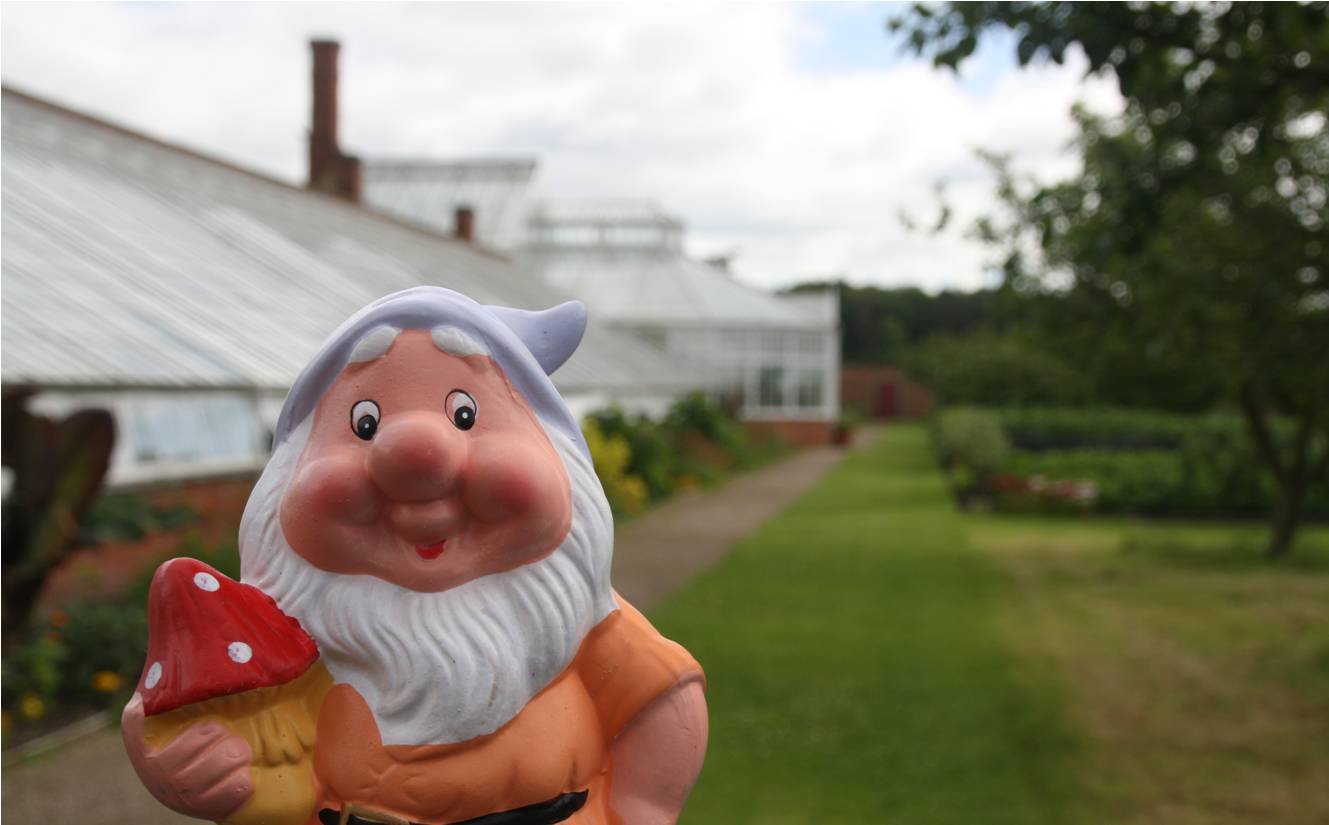 national trust - clumber park : flowering fairies and gardening gnomes