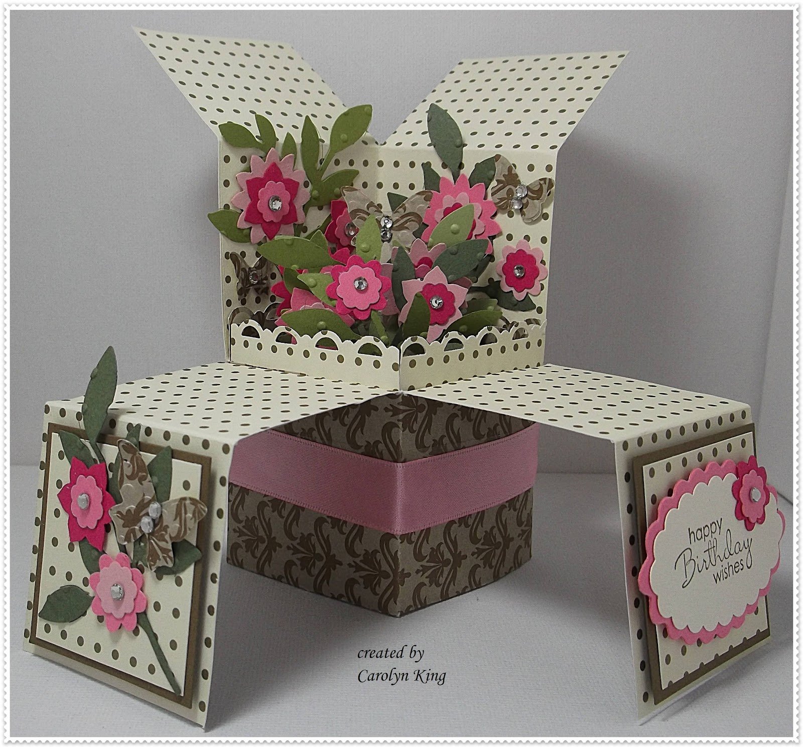 carolyn king: jai 128 - inspirational photo - flower garden pop-up