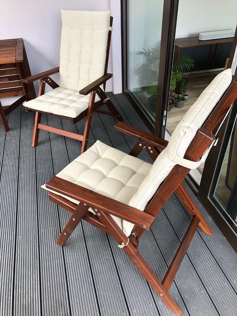 two ikea reclining chairs - balcony garden furniture | in london | gumtree