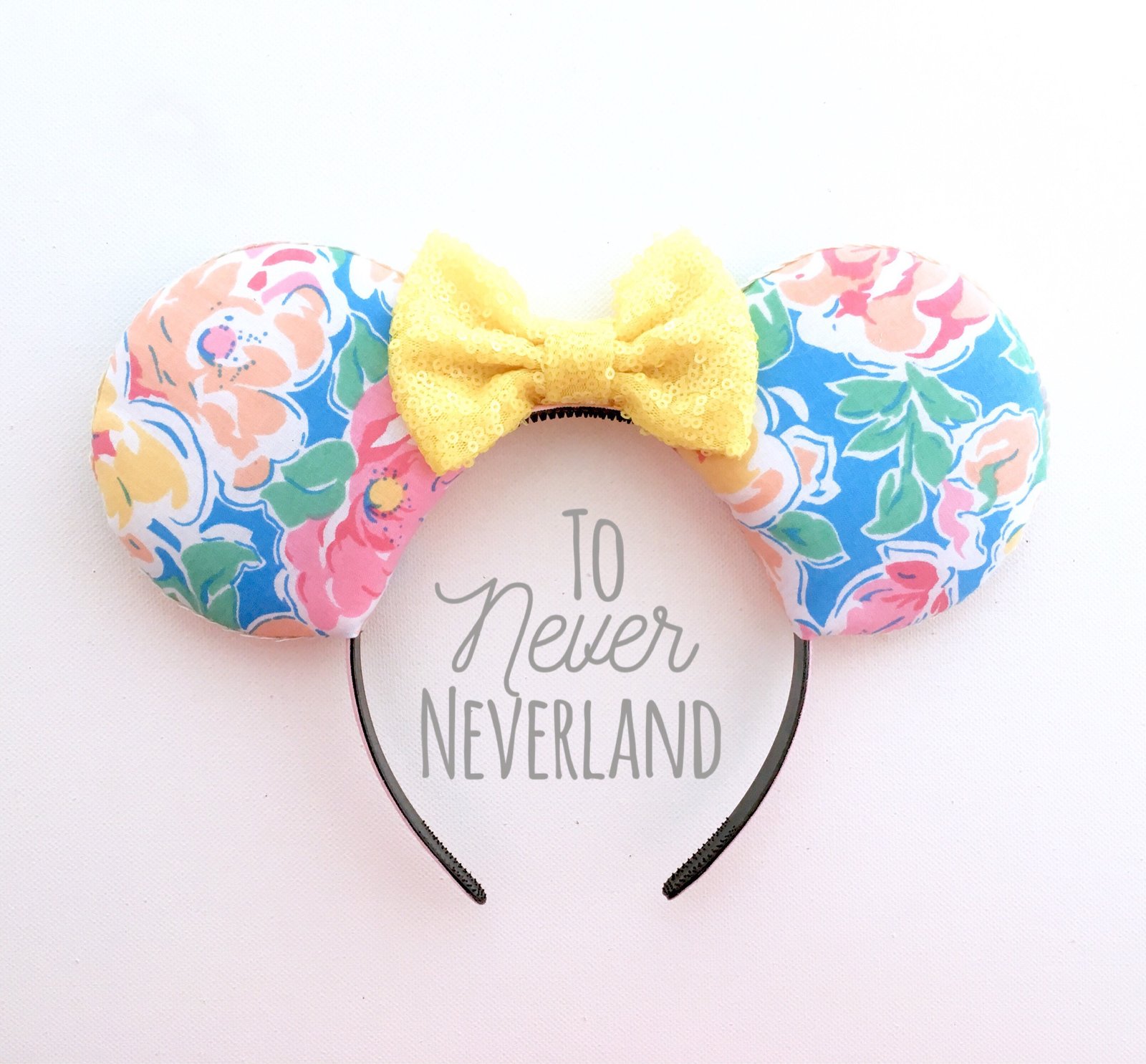 flower ears, flower and garden festival ears, floral ears, spring flower  mickey ears, flower disney inspired ears, floral mickey ears