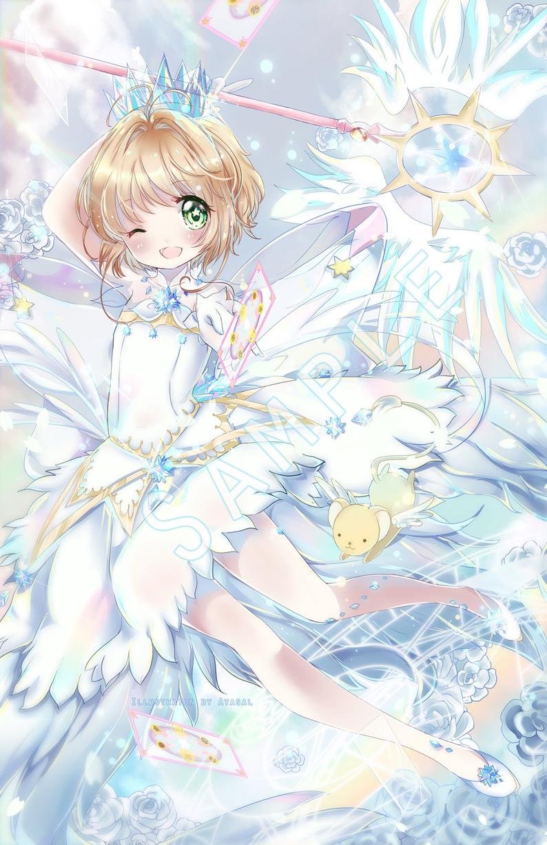 cardcaptor sakura: clear card 1x art print
