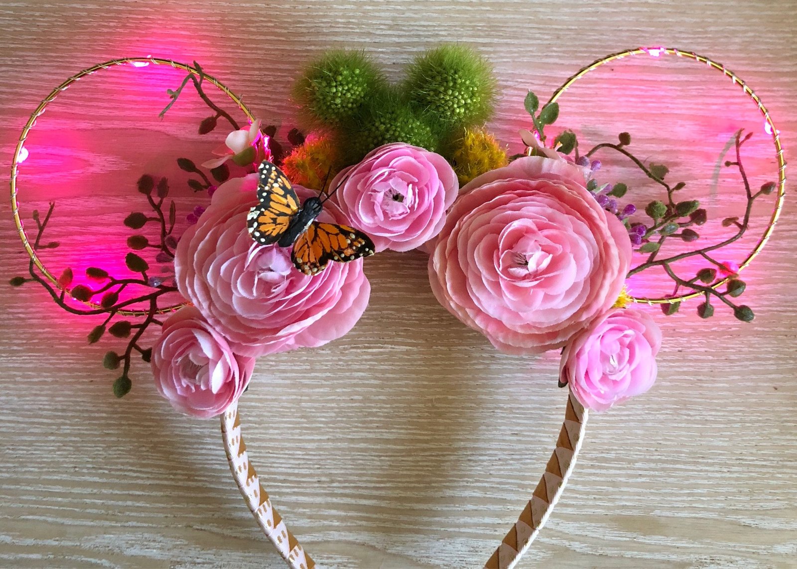 flower and garden festival ears, epcot ears, mickey ears, floral mickey  ears, minnie mouse ears
