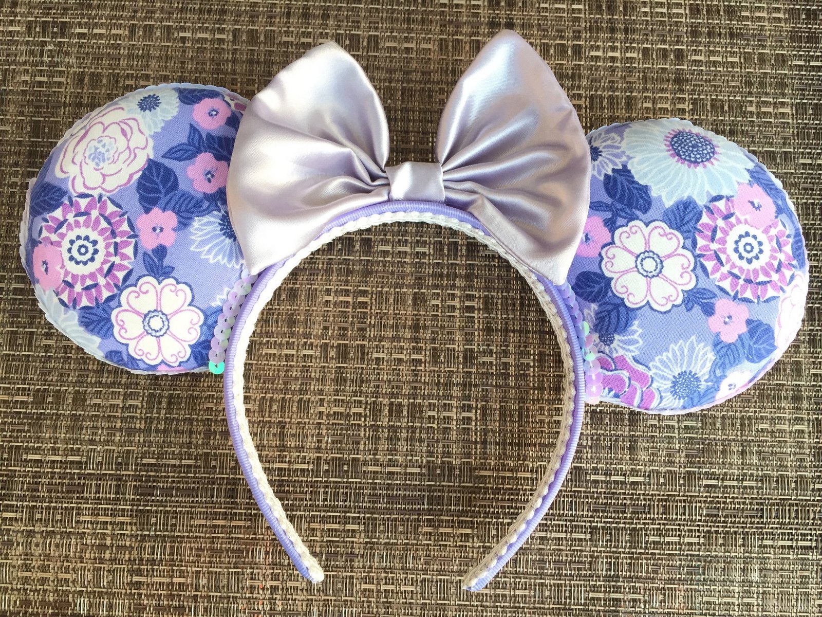 epcot flower and garden festival mickey ears, floral minnie mouse ears,  disney flower mickey ears