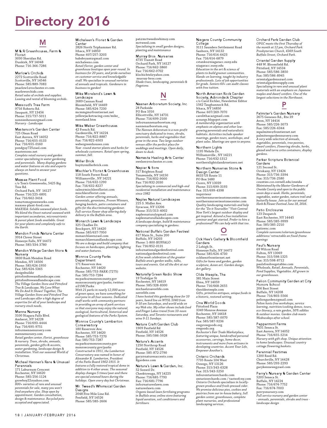 directory layout 2016 by upstate gardeners' journal - issuu