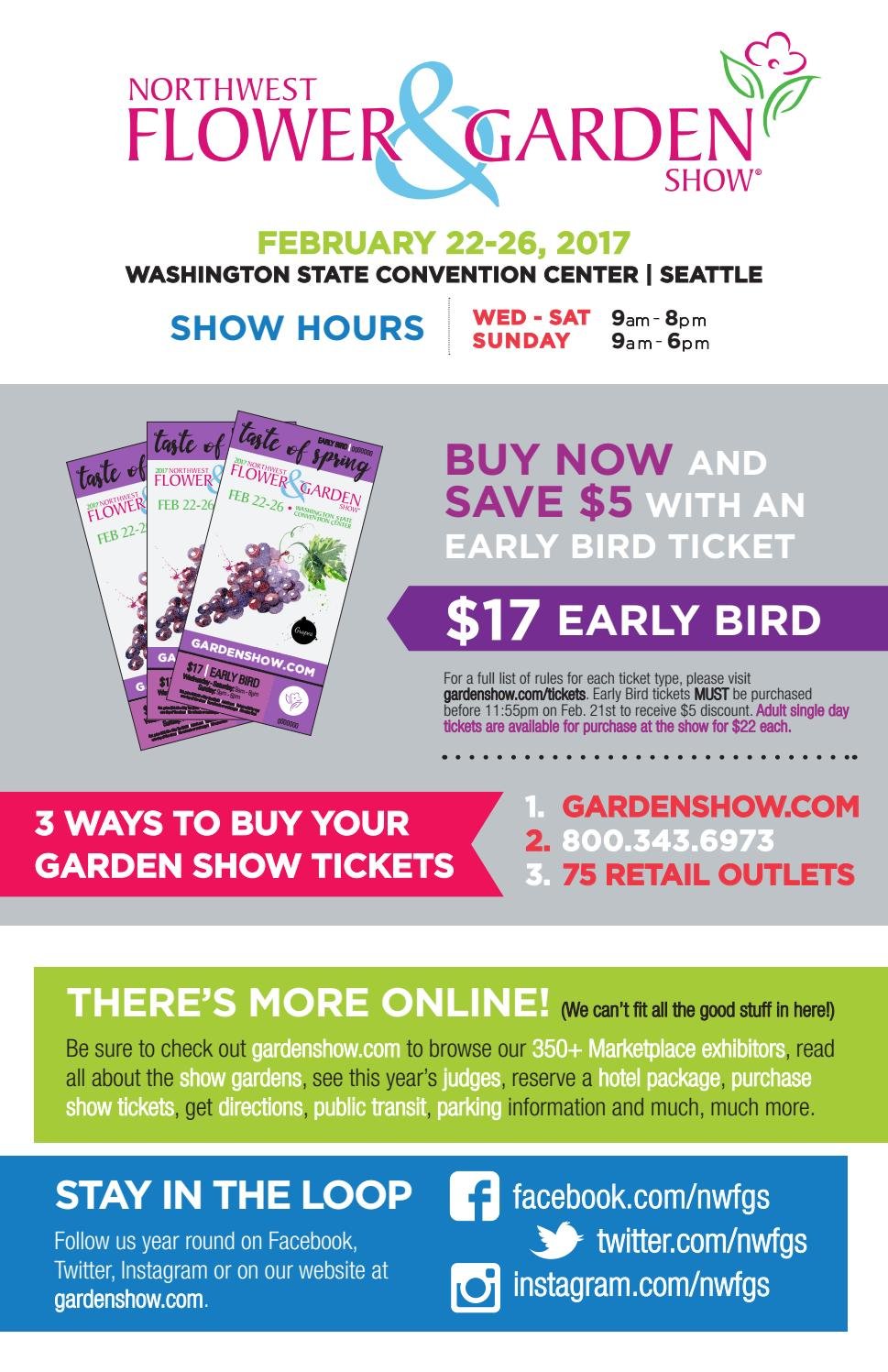 2017 northwest flower & garden show - preview guide by o'loughlin