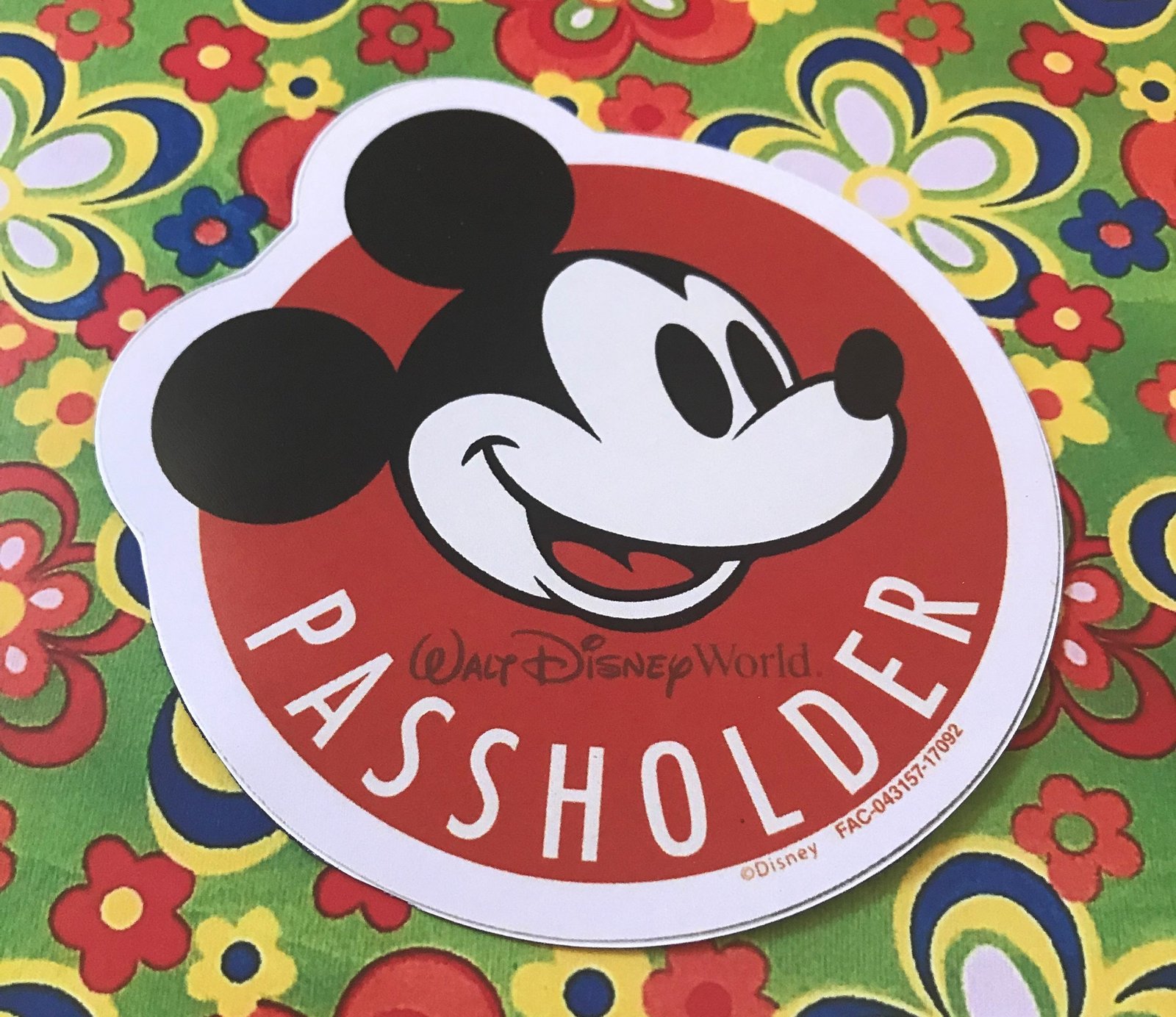 disney annual passholder mickey mouse magnet * car auto bumper locker  fridge * wdw walt disney gift