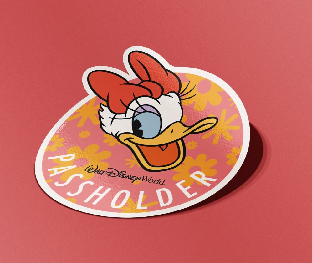 4" magnet disney daisy flower & garden festival annual passholder high  quality magnet! dont get your original stolen! use ours instead!