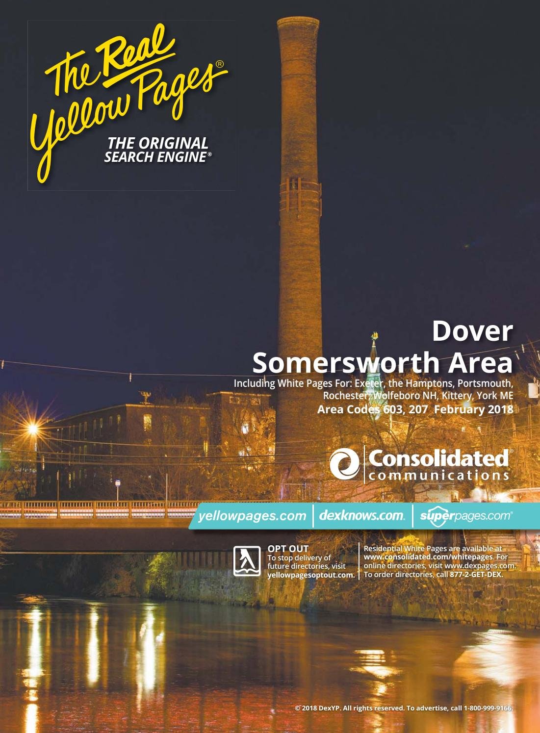dover and somersworth area 2018-2019 yellow pages by mason