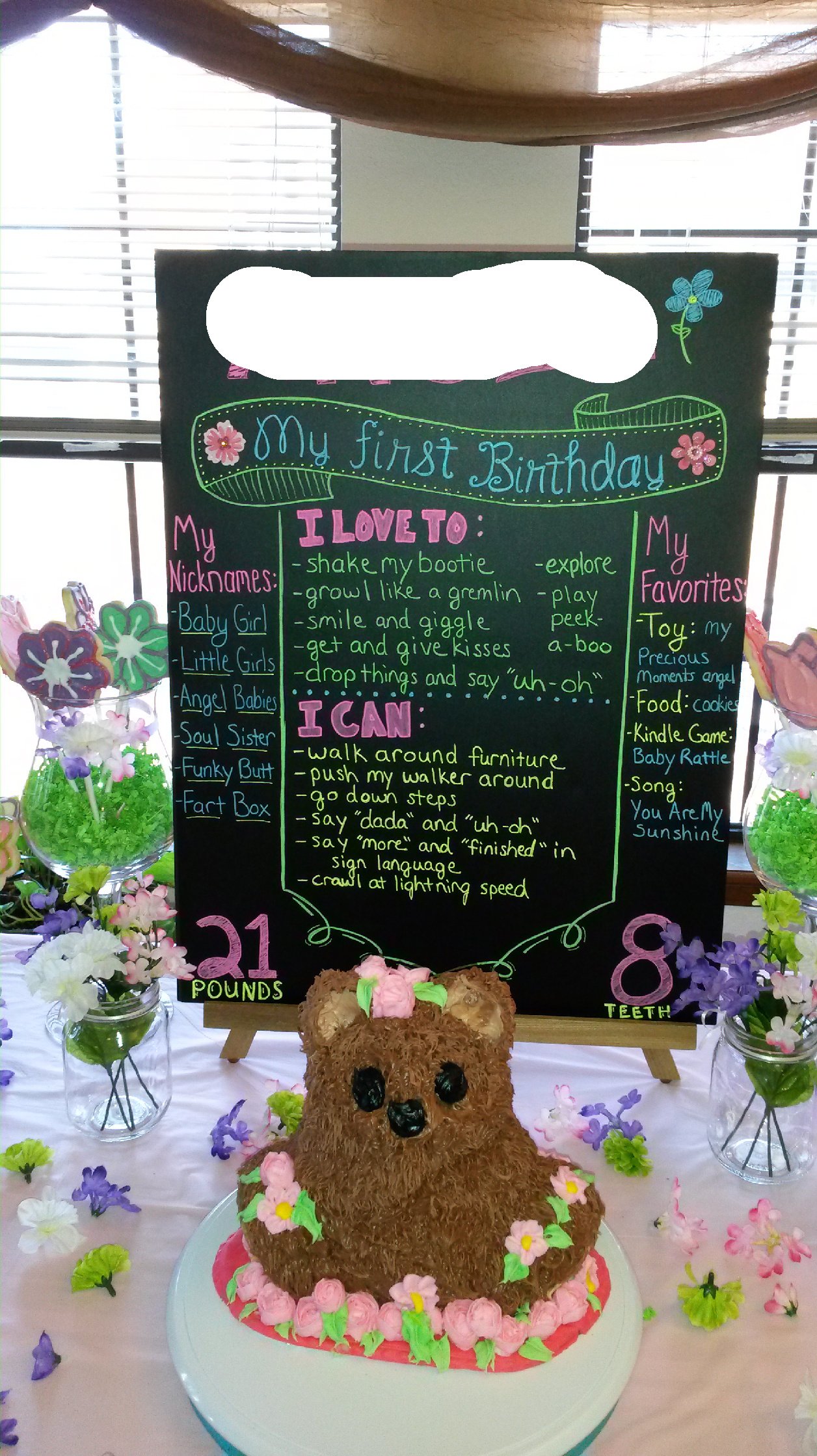 flower garden 1st birthday party theme! | dusty crabtree
