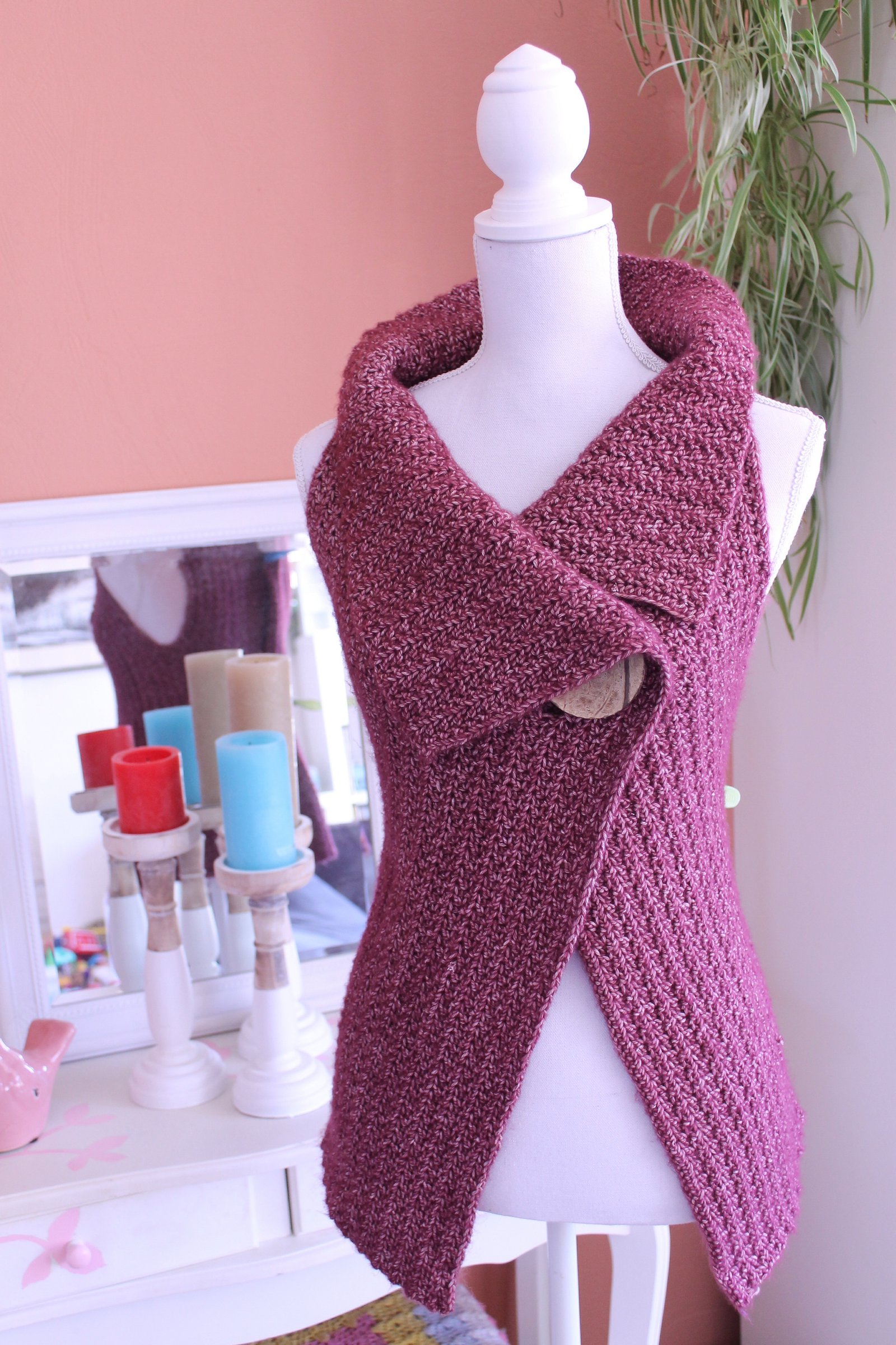 peek-a-boo button wrap pattern size s-xl | missneriss