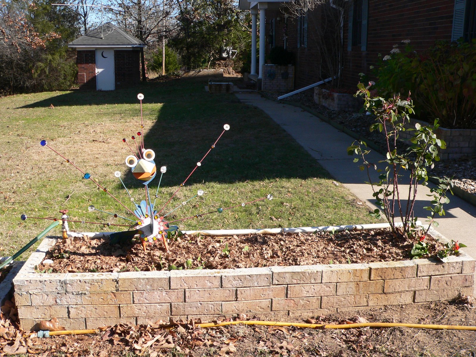 getting flower beds ready for winter | creativeartworksblog