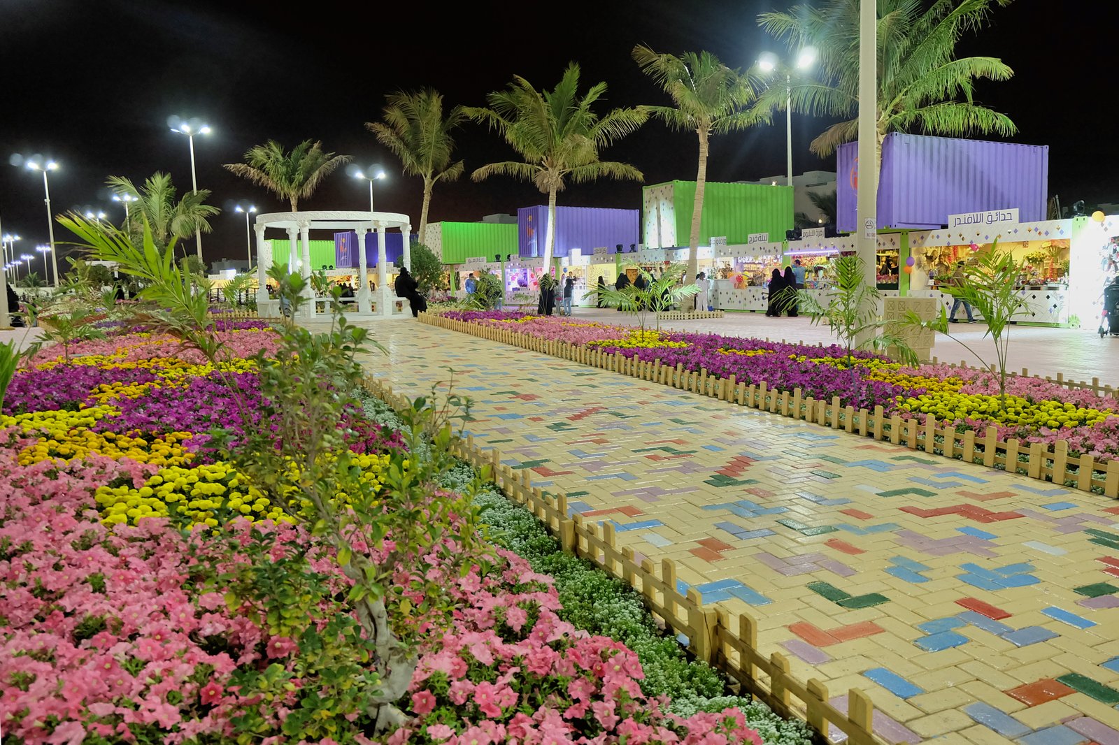 in full bloom: yanbu flower festival 2018 – food and travel moments