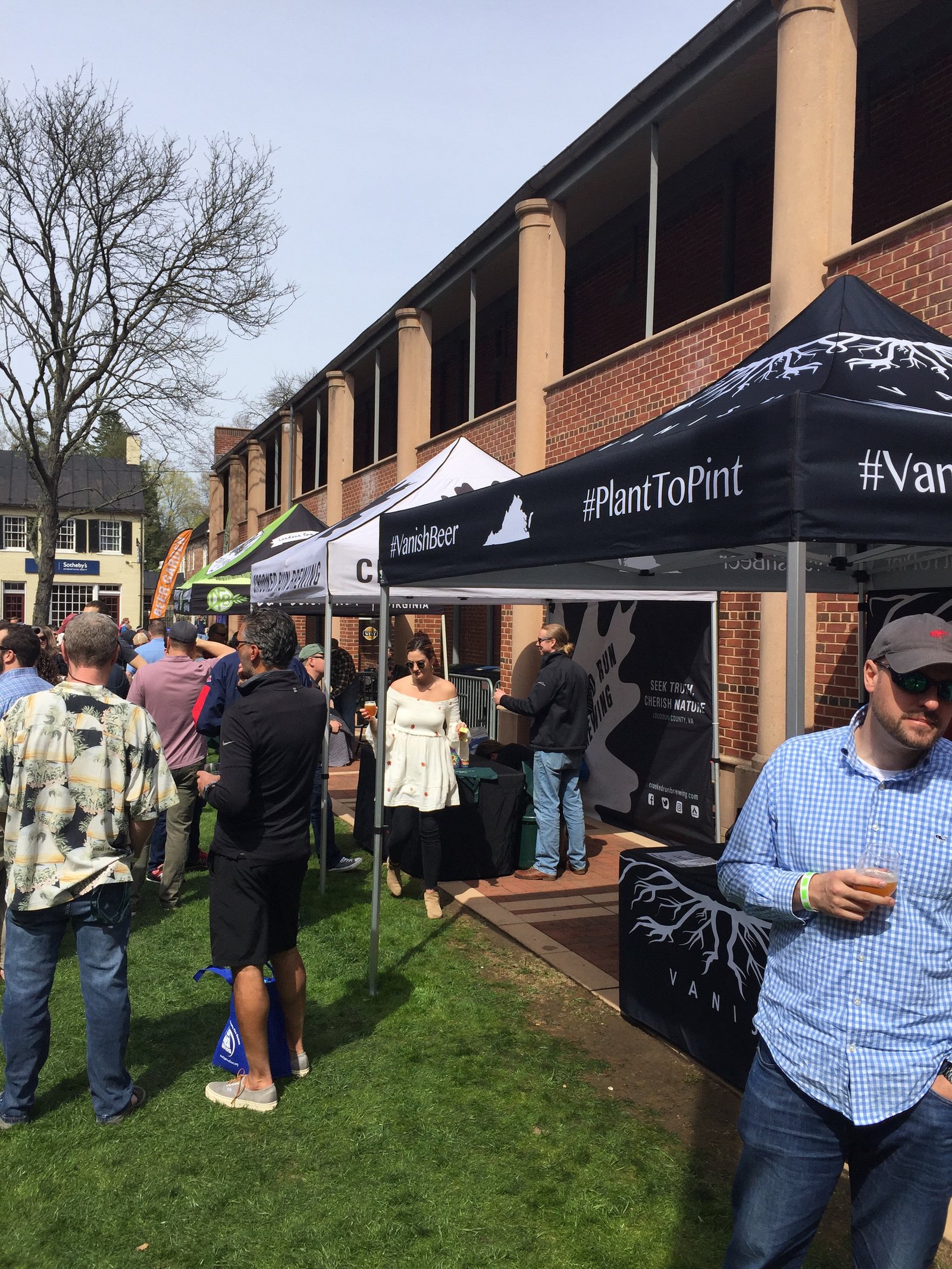 hangin at the beer garden: leesburg flower & garden show | beer trolls