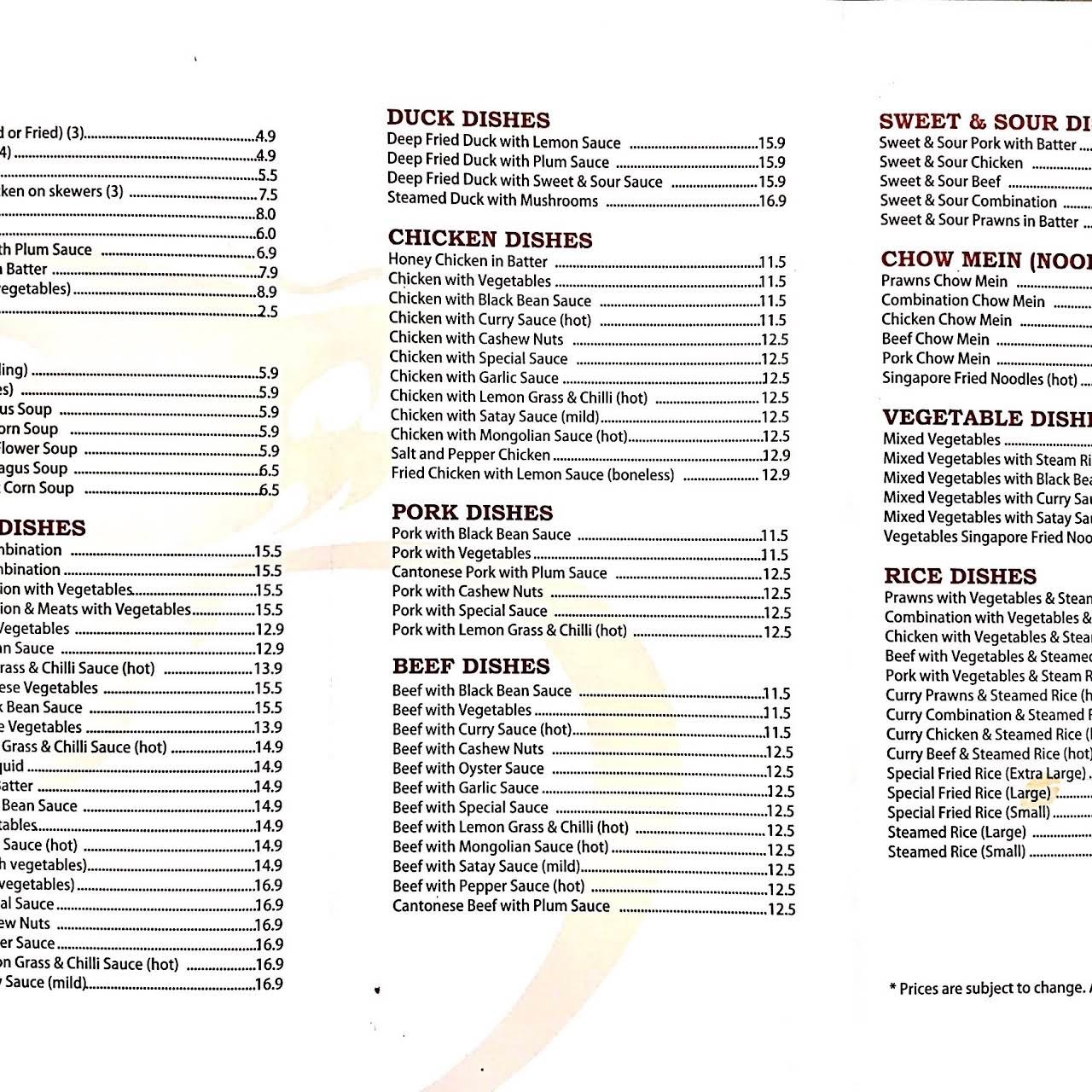 oriental garden restaurant - best chinese restaurant in
