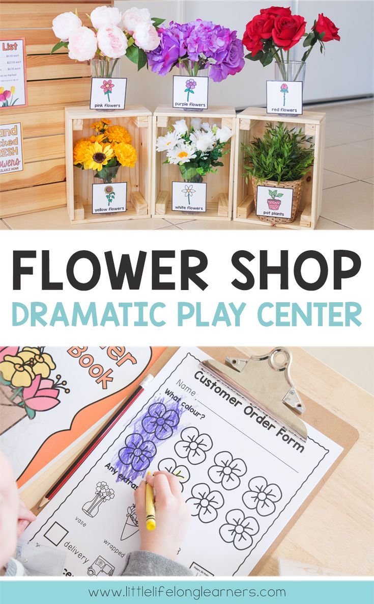 flower shop dramatic play set | school - dramatic play ideas