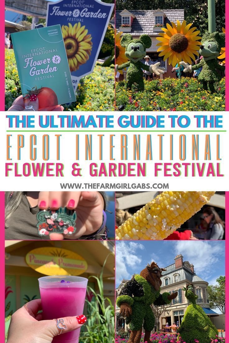 ultimate guide to epcot flower and garden festival | walt disney
