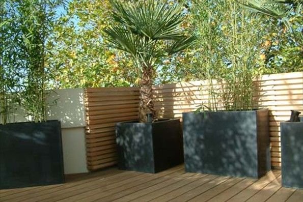 contemporary minimalist balcony design london | urban tropics