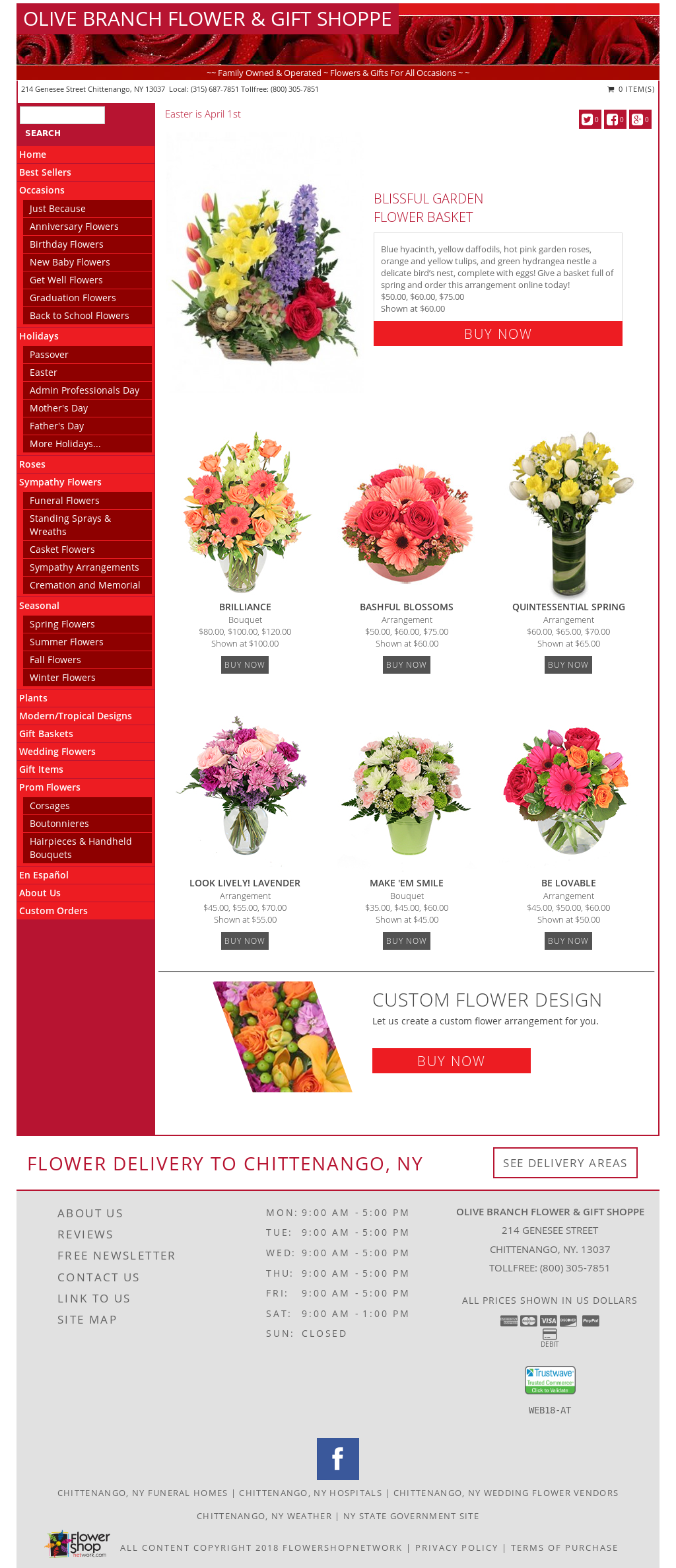 olive branch flower and gift shoppe competitors, revenue and