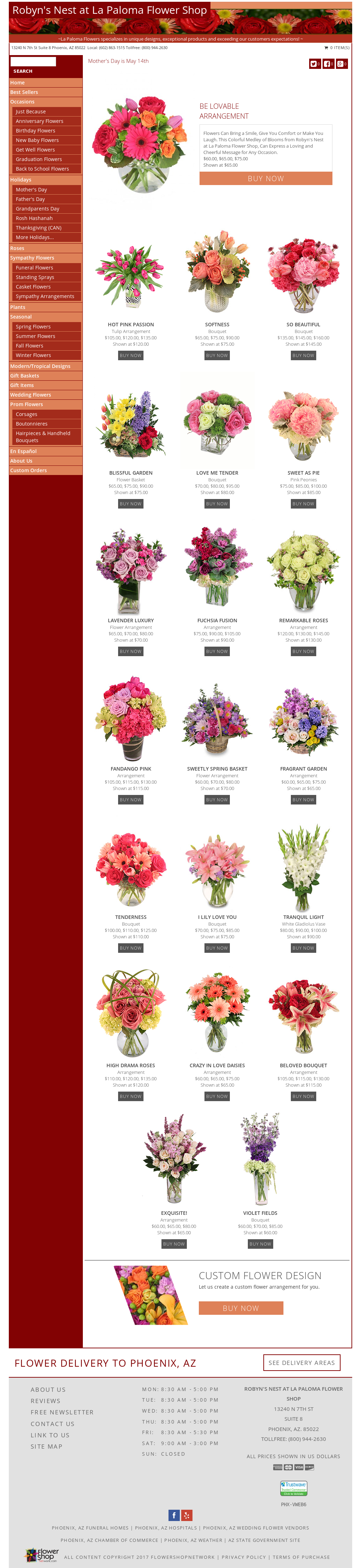 robyn's nest at la paloma flowers - pheonix arizona competitors