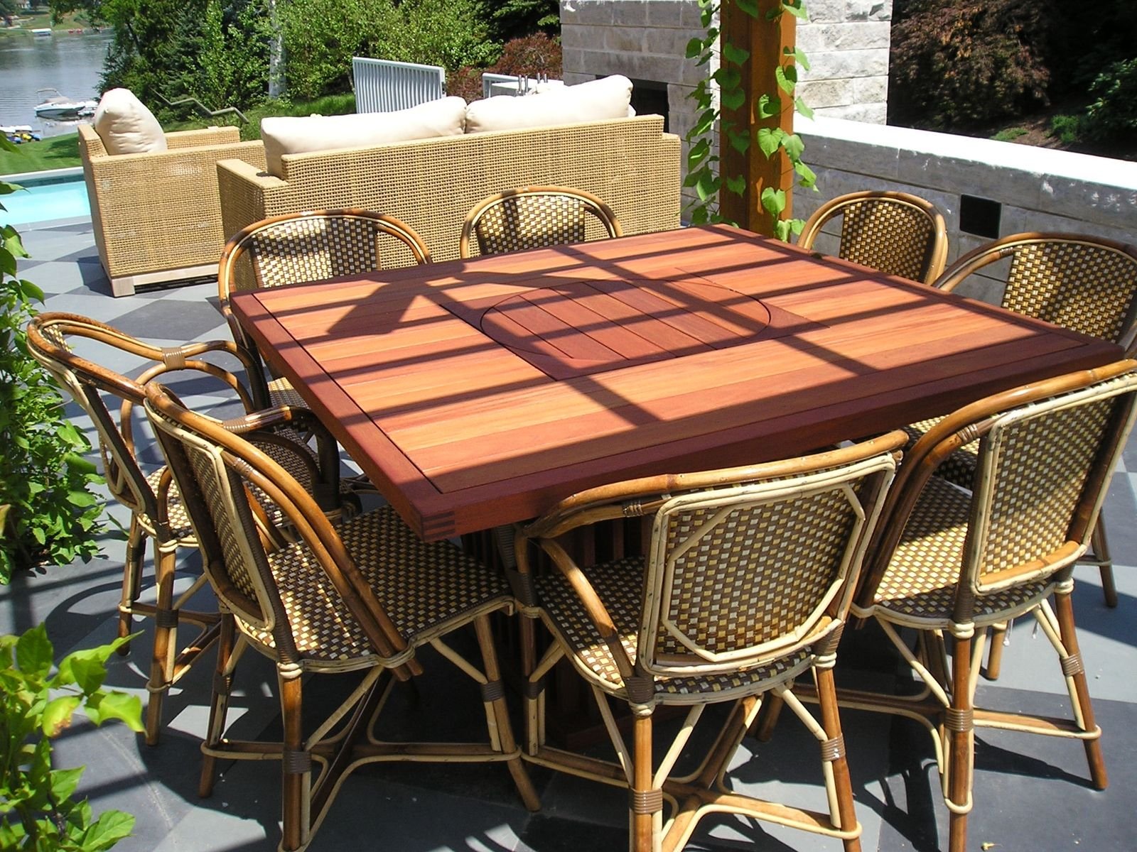 handmade outdoor dining table by mark wilson furniture | custommade