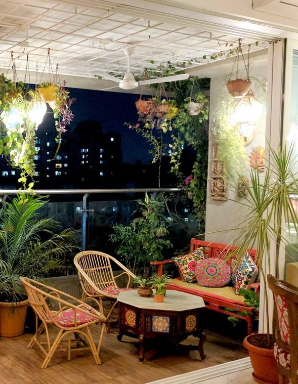 a balcony garden in mumbai: terrace reveal • one brick at a time