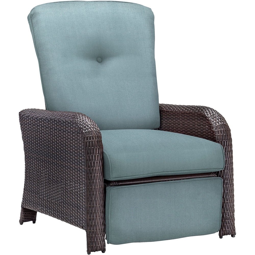 hanover strathmere luxury recliner chair outdoor wicker patio furniture