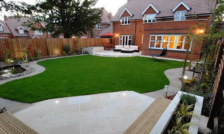 early, modern patio - dream gardens