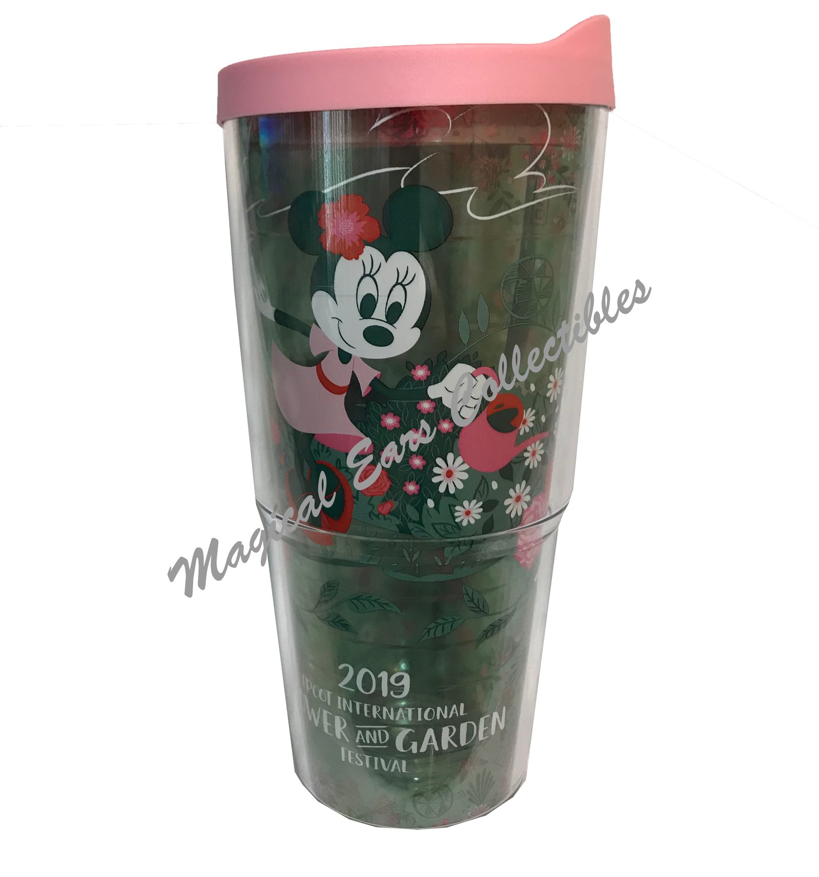 disney tervis tumbler - 2019 flower and garden - minnie blooms
