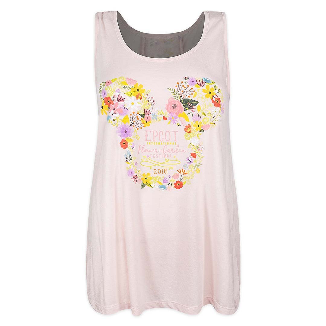 disney ladies tank top shirt - 2018 epcot flower and garden mickey icon