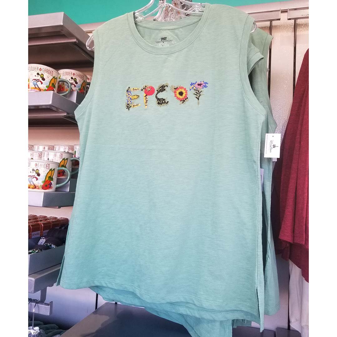 disney adult shirt - epcot flower and garden 2019 flower logo