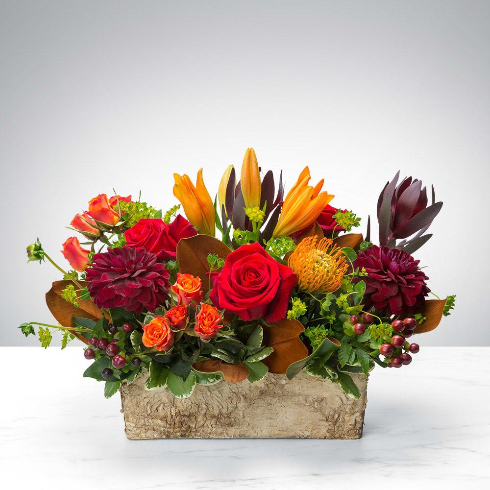 box of autumn by bloomnation™ in university city, mo | flamenco flowers