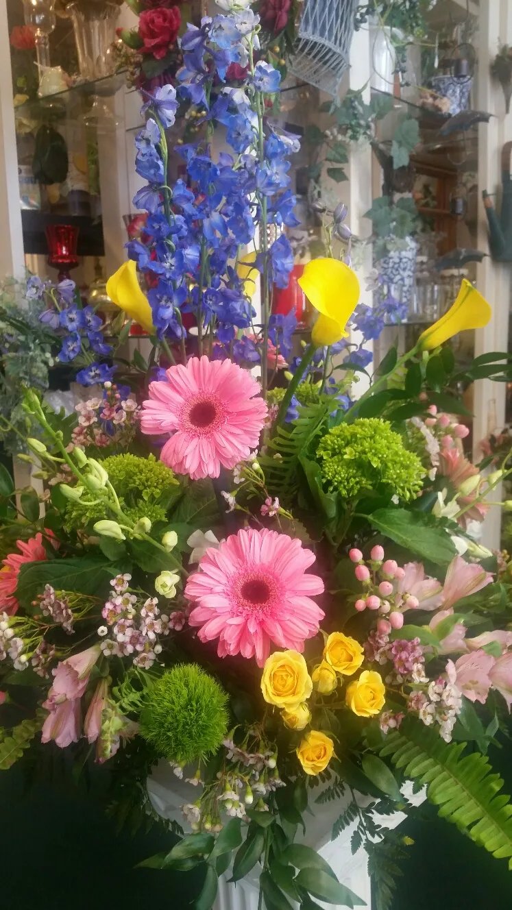 garden party bouquet by flowers on the coast