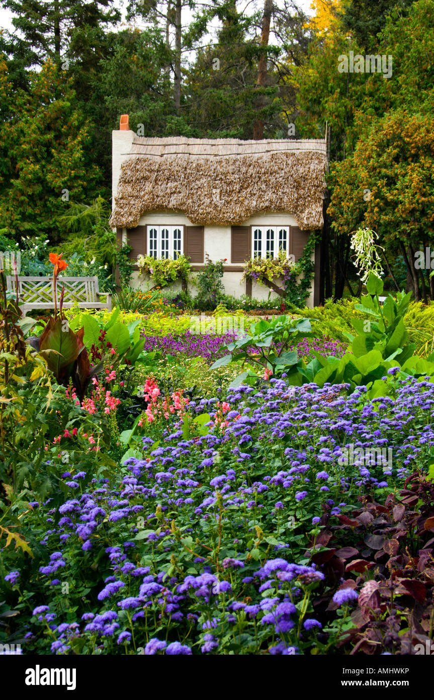 grandma's cottage in the english flower gardens of assiniboine park