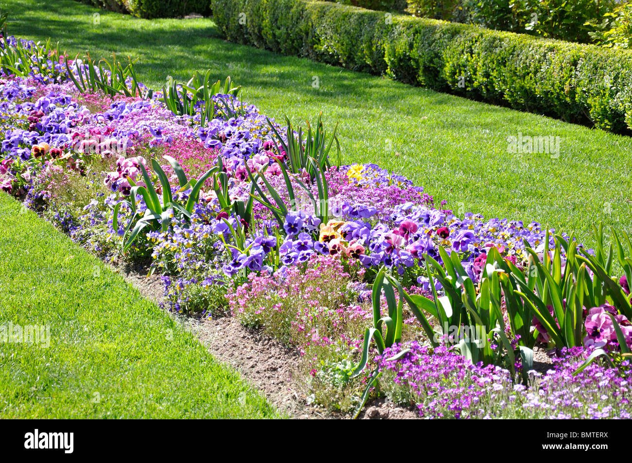 flower garden, salt lake city, utah, usa stock photo: 30041982 - alamy