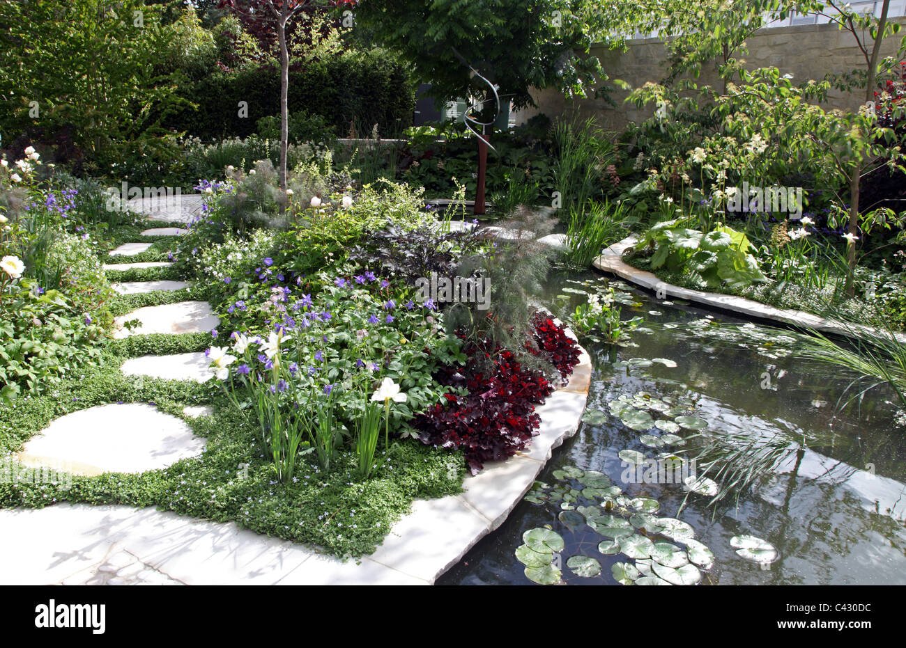 trailfinders australian garden, chelsea flower show 2011 stock photo