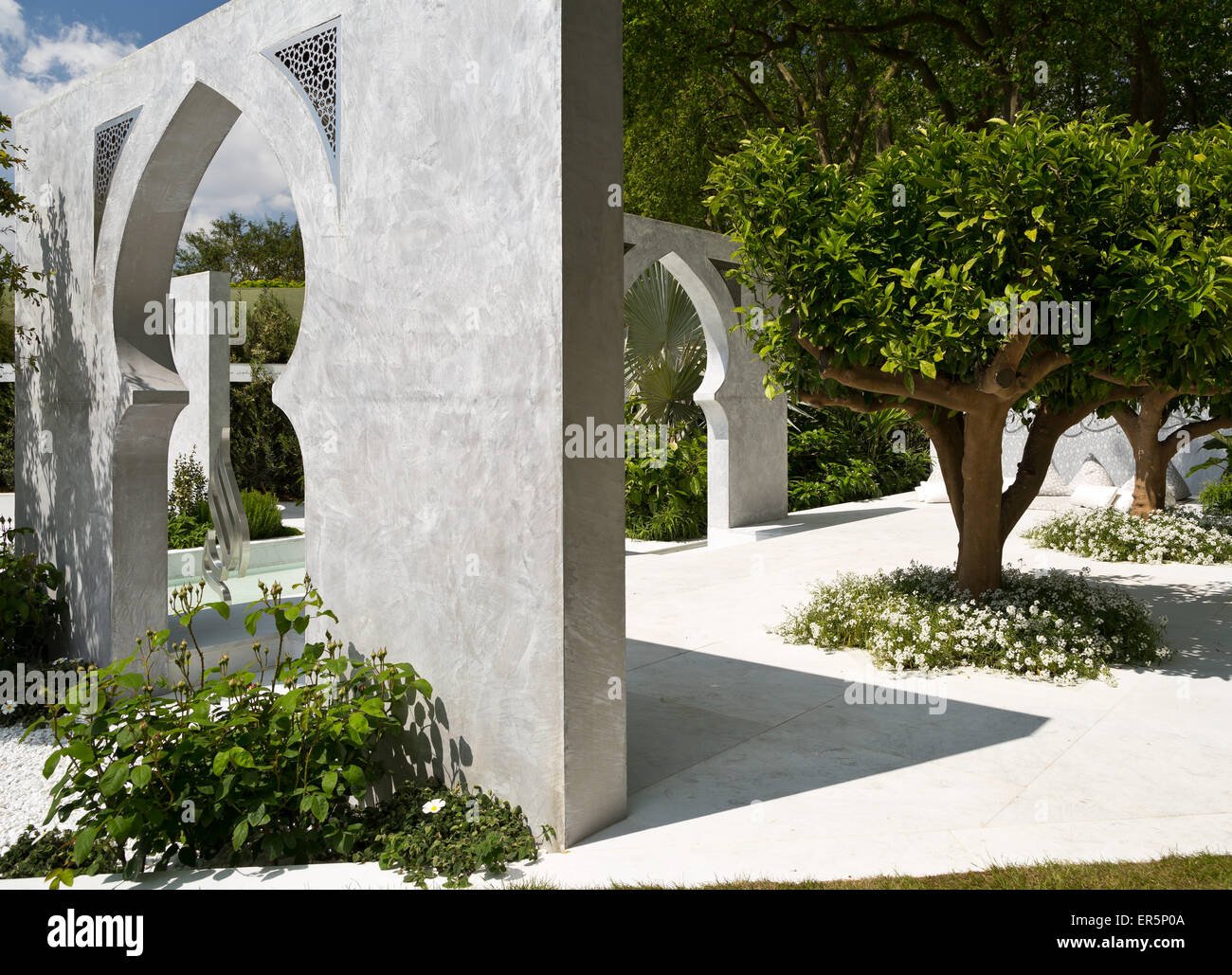the beauty of islam garden, designed by kamelia bin zaal, silver