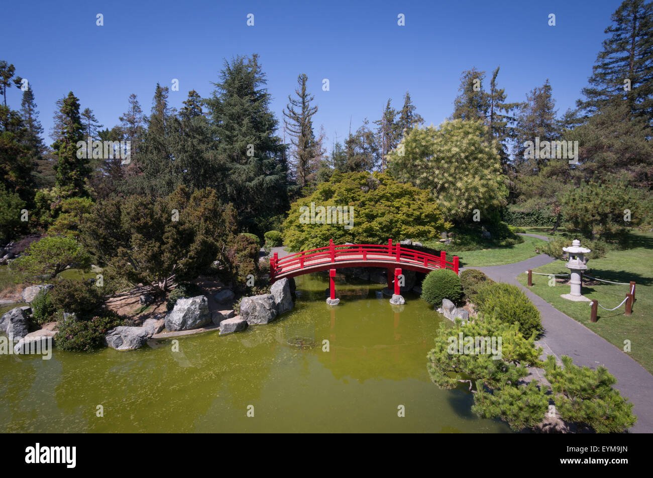 japanese friendship garden, kelley park, san jose, california stock