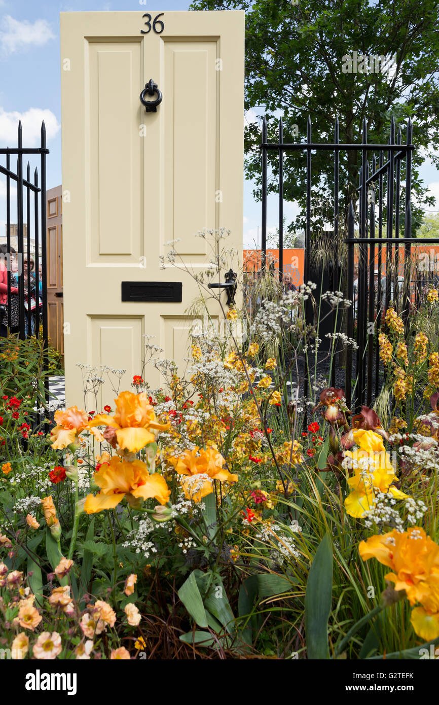 rhs chelsea flower show 2016, the modern slavery garden, fresh stock