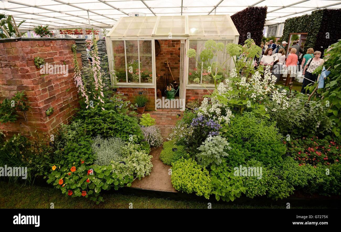 chelsea flower show 2014 stock photo: 107614358 - alamy