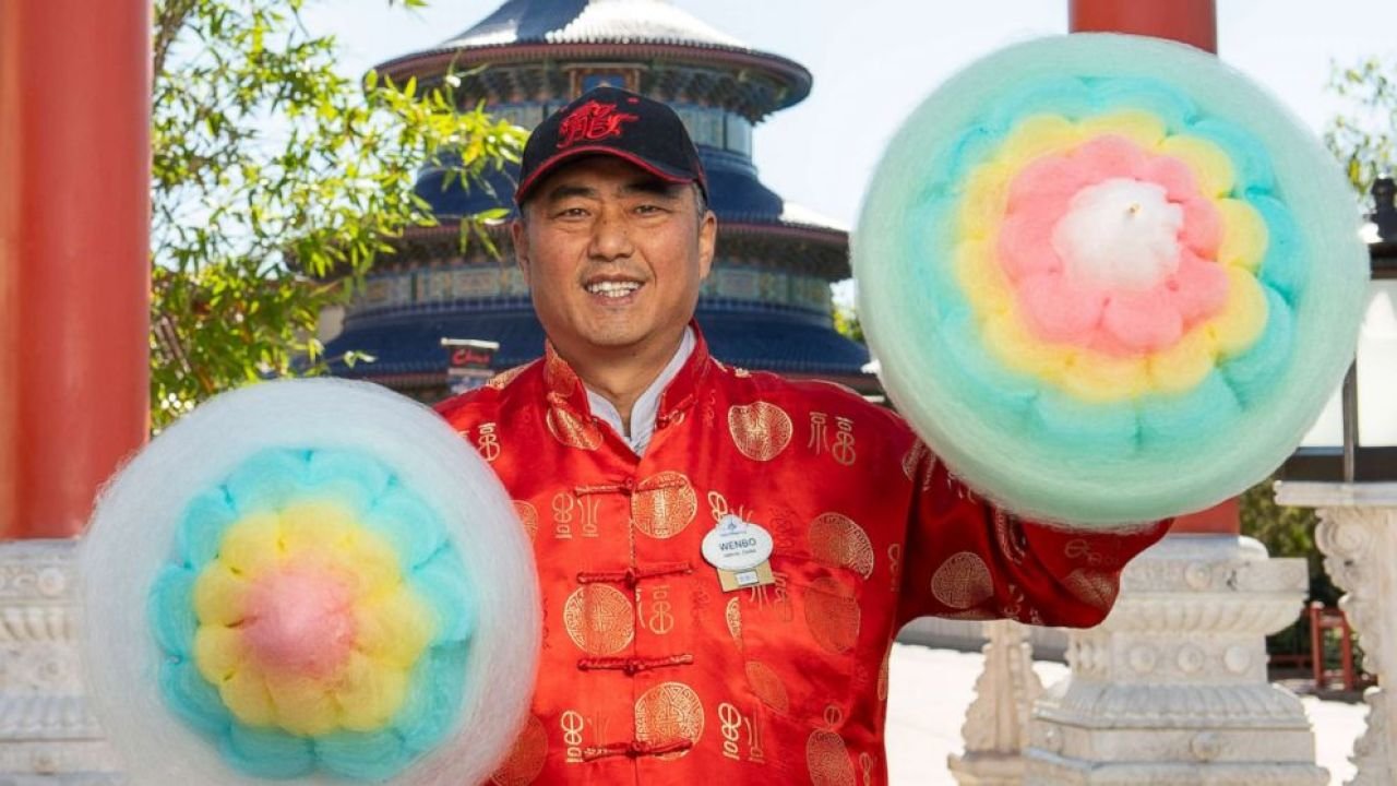 disney world is now selling 5-layer chinese cotton candy