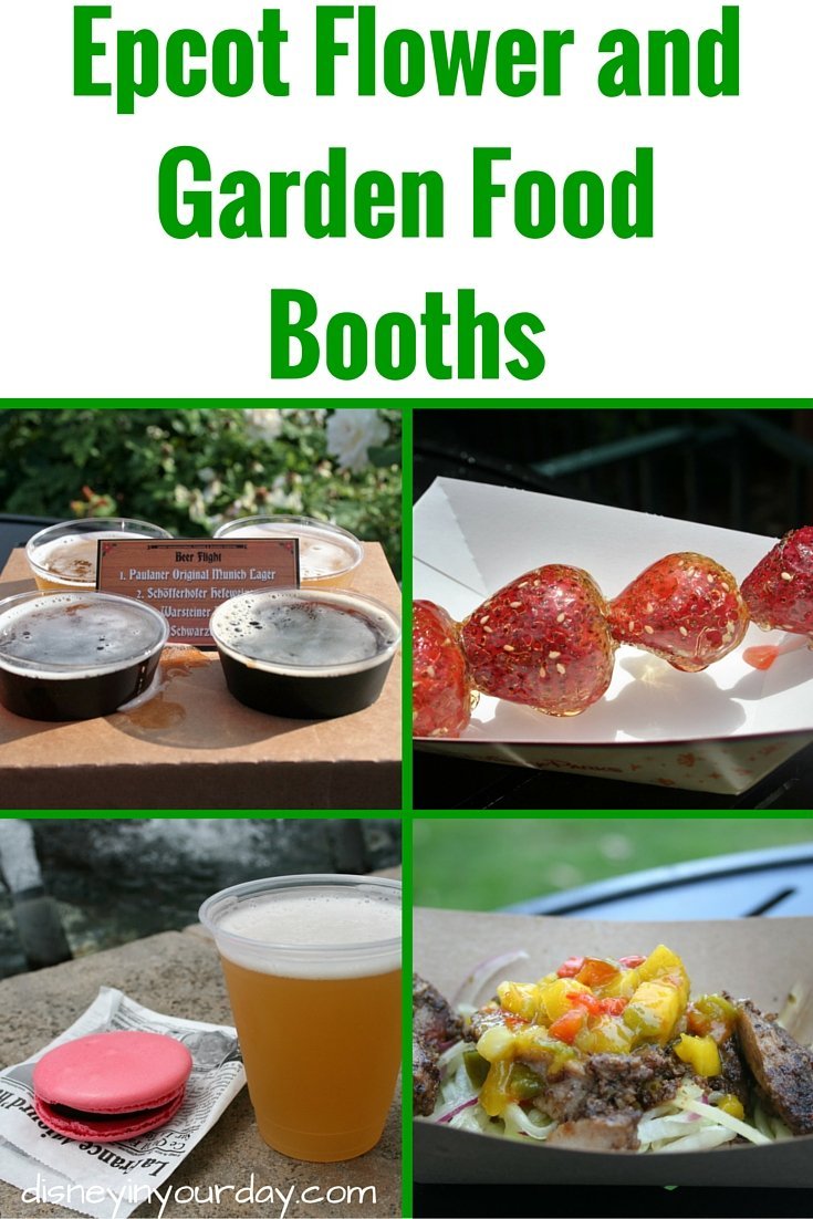epcot flower and garden food booths - disney in your day
