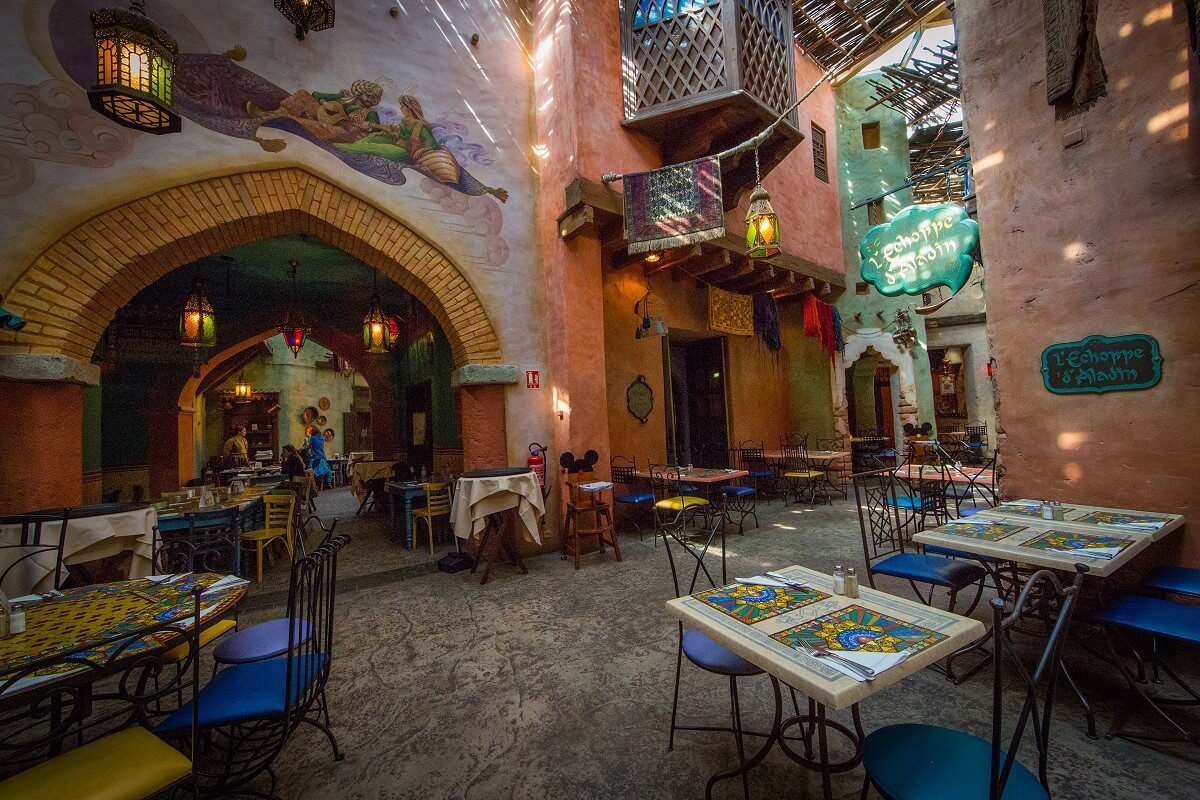 restaurant agrabah café - buffet-restaurant im disneyland paris