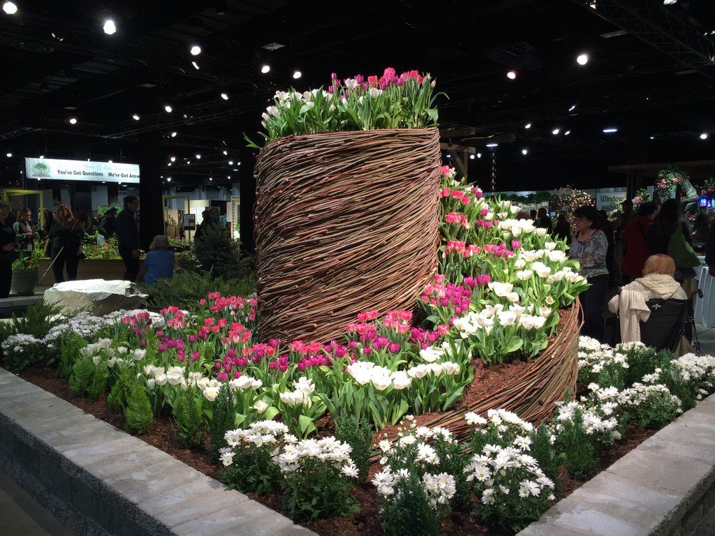 today: 2016 boston flower and garden show. - on tap for today
