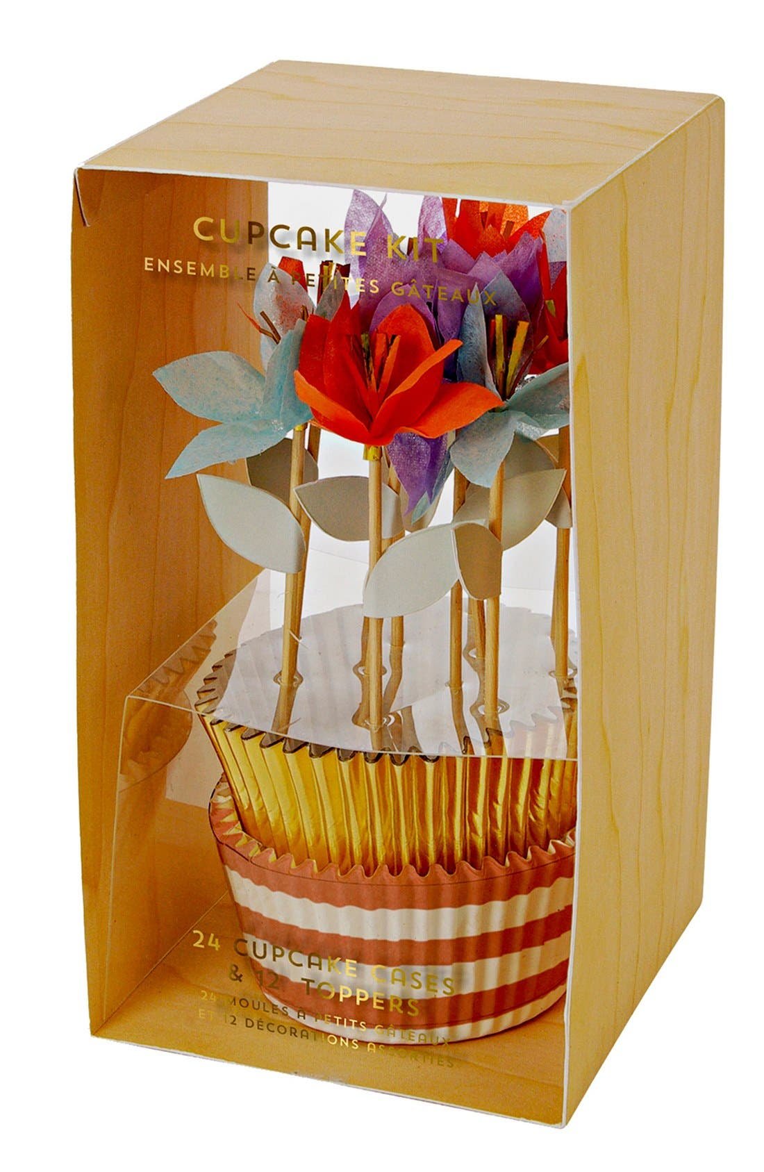 meri meri flower garden cupcake kit | nordstrom