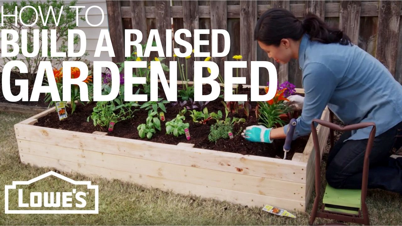how to build a raised garden bed