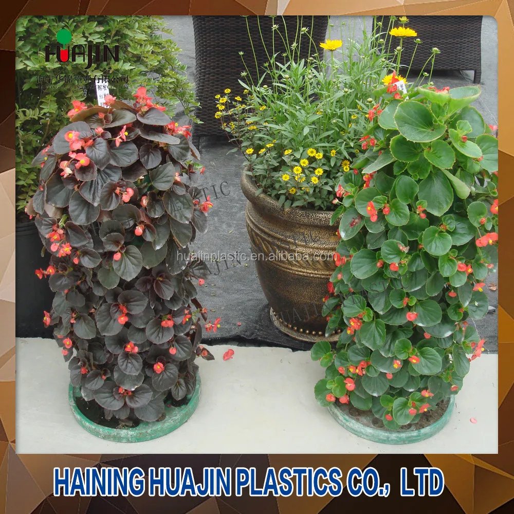 hot sale arrangment tower shape garden plastic flower plant pots for  nursery - buy garden plastic flower pots,flower arrangment pot,hanging  tower