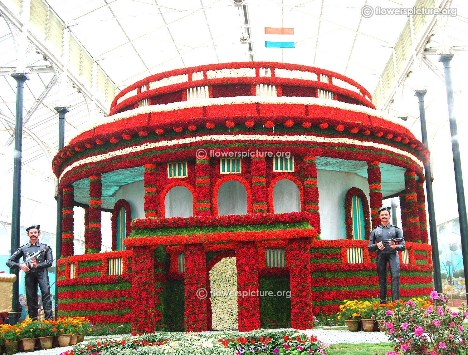 lalbagh flower show august 2016 photos-independence day special
