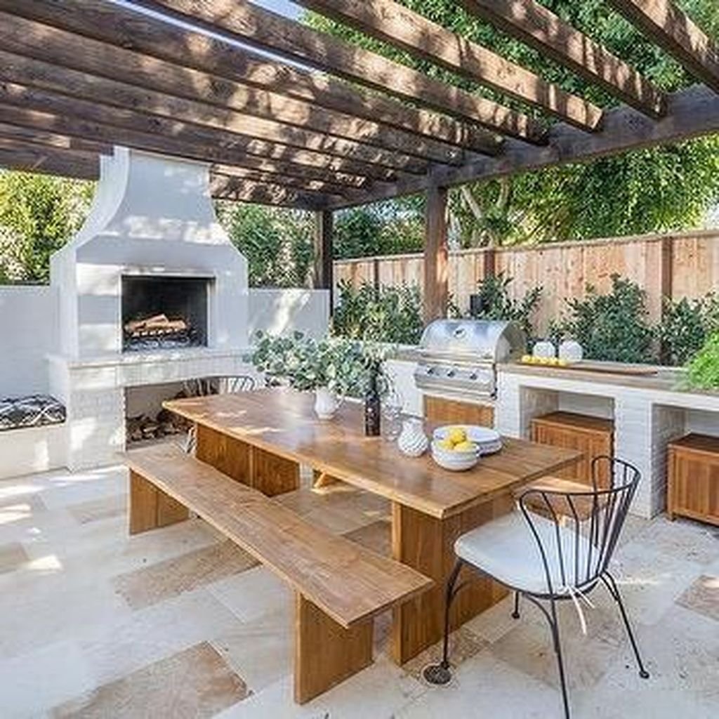 33 inspiring outdoor dining table design ideas - magzhouse