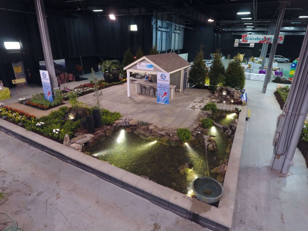 nj flower and garden show awards fitz's fish ponds as top winner